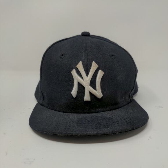 New Era 59Fifty MLB Official On-Field Cap New York Yankees Fitted SZ 6 1/2 Black - Picture 2 of 10